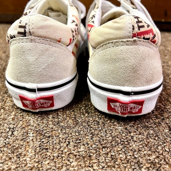 VANS Women's Old Skool True White Packing Tape size 6M - Picture 6 of 9